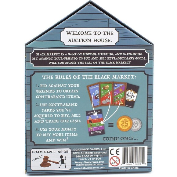 BLACK MARKET BY GATWICK GAMES A GAME OF STRATEGY BIDDING, BLUFFING & BARGAINING - Picture 6 of 6